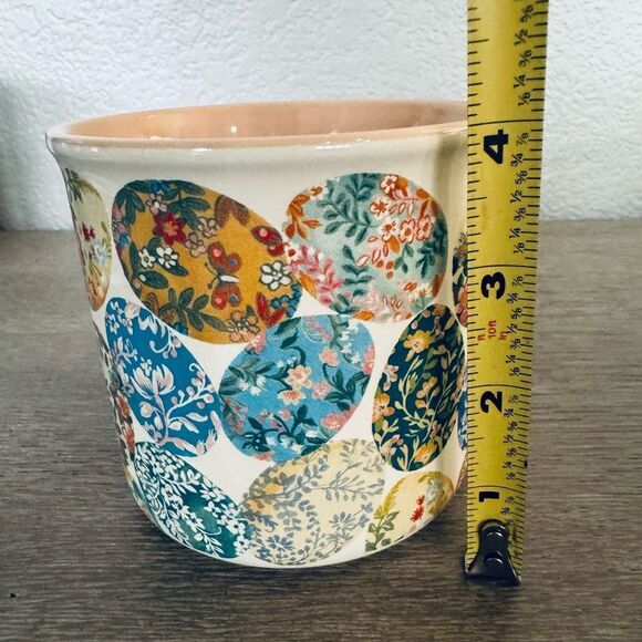 Rachel Ashwell Vintage Floral Easter Eggs Ceramic Coffee Mug Cup - Picture 2 of 3